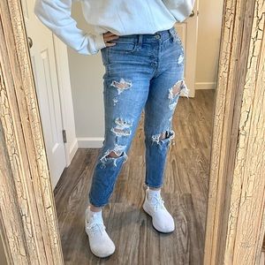 Hollister Vintage Boyfriend Distressed Jeans